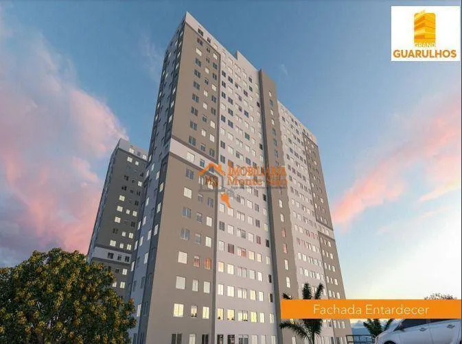 Imagem Apartamento com 2 dormitórios à venda, 37 m² por R$ 248.990,00 - Vila Nova Bonsucesso - Guarulhos/SP