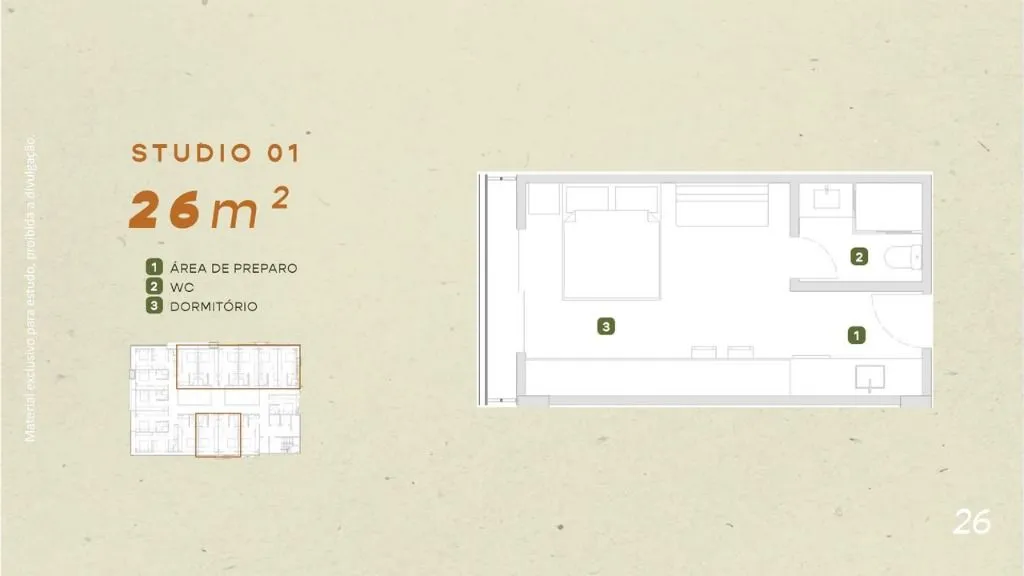 Imagem Flat à venda, 37 m² por R$ 585.465,00 - Cabo Branco - João Pessoa/PB
