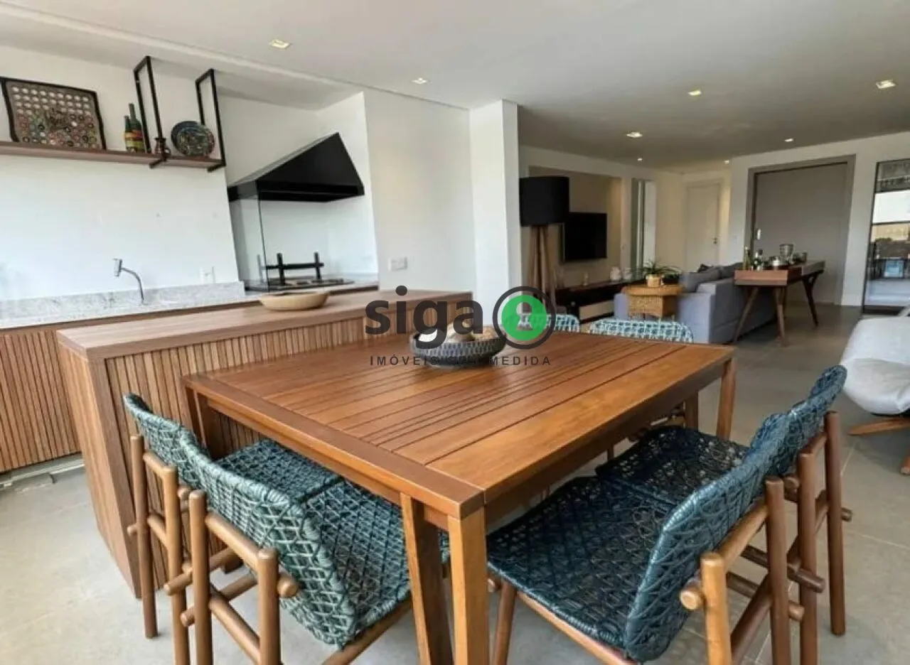 Imagem Apartamento à venda no Brooklin - 157 m² | 3 suítes | Varanda gourmet | Alto padrão