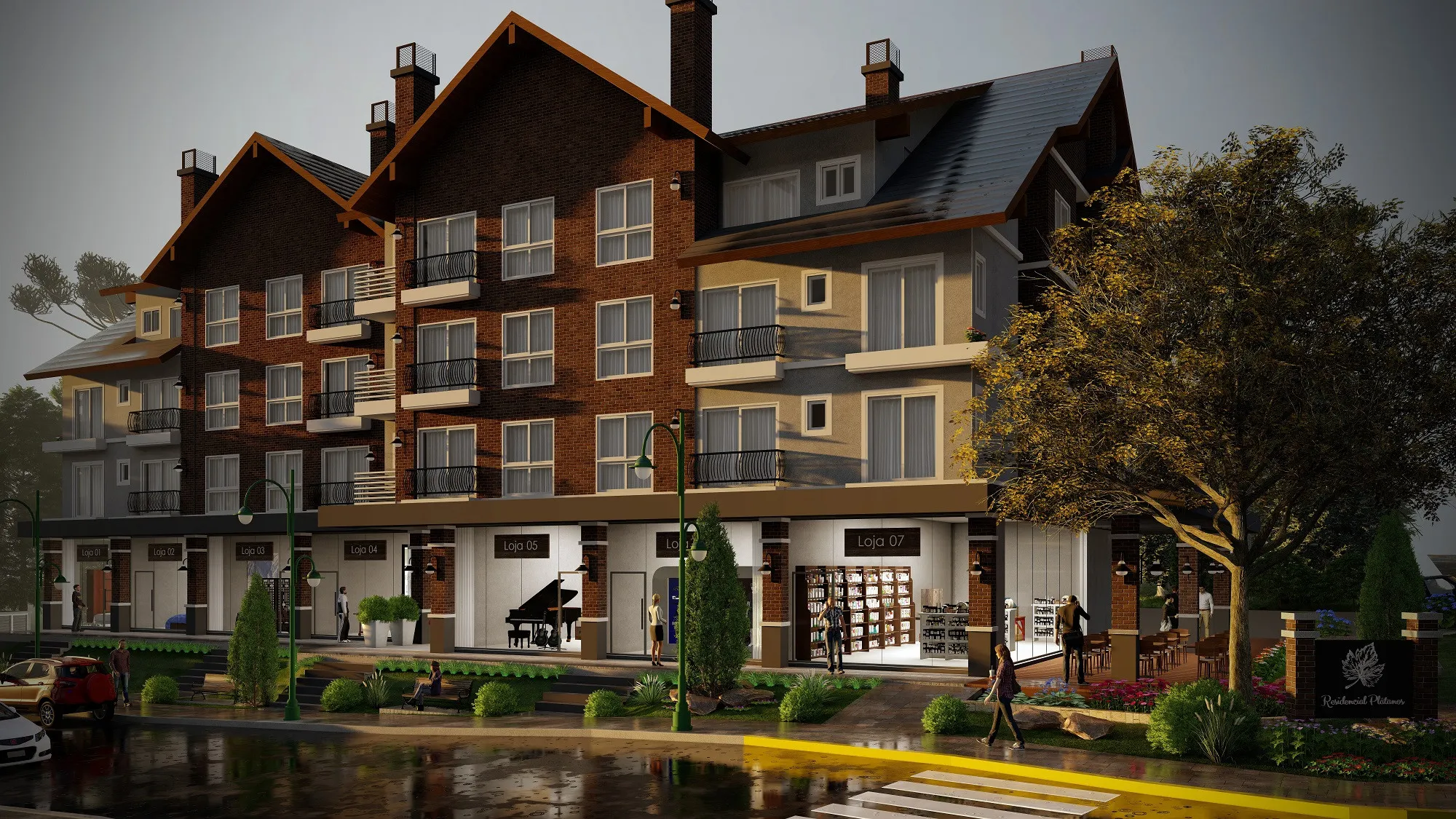 Imagem Apartamento à venda em Gramado, Av. Central, com 2 quartos, 84.69m2