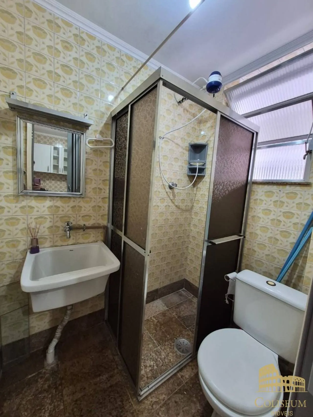 Imagem Apartamento com 1 dormitório para alugar, 35 m² por R$ 1.900,00/mês - Canto do Forte - Praia Grande/SP