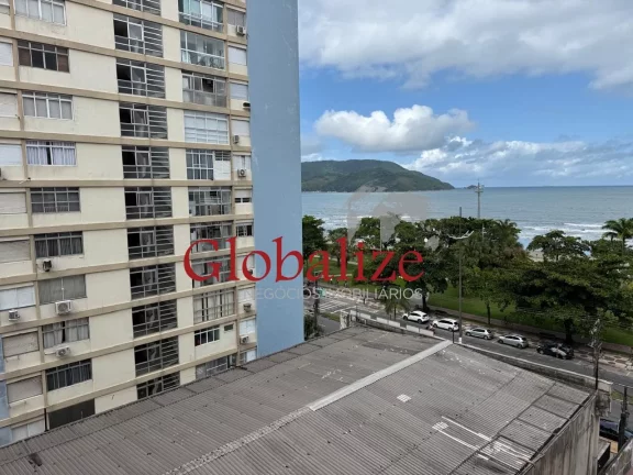 Imagem Apartamento 2 dormitórios, frente mar, sacada no bairro Boqueirão em Santos por R$ 370.000,00