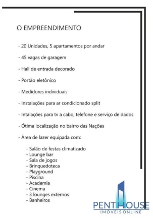 Imagem Apartamento Zona Central para Venda em Balneário Camboriú, Nações, 2 dormitórios, 1 suíte, 2 banheiros, 2 vagas