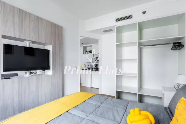 Imagem Flat disponível para venda no Mercure São Paulo Pinheiros Hotel, com 28m², 1 dormitório e 1 vaga
