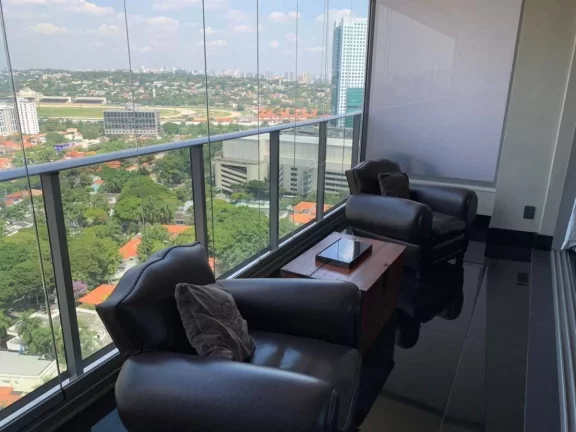 Imagem Flat disponível para locação no VHouse por JFL Living, com 48m², 1 dormitório e 1 vaga de garagem