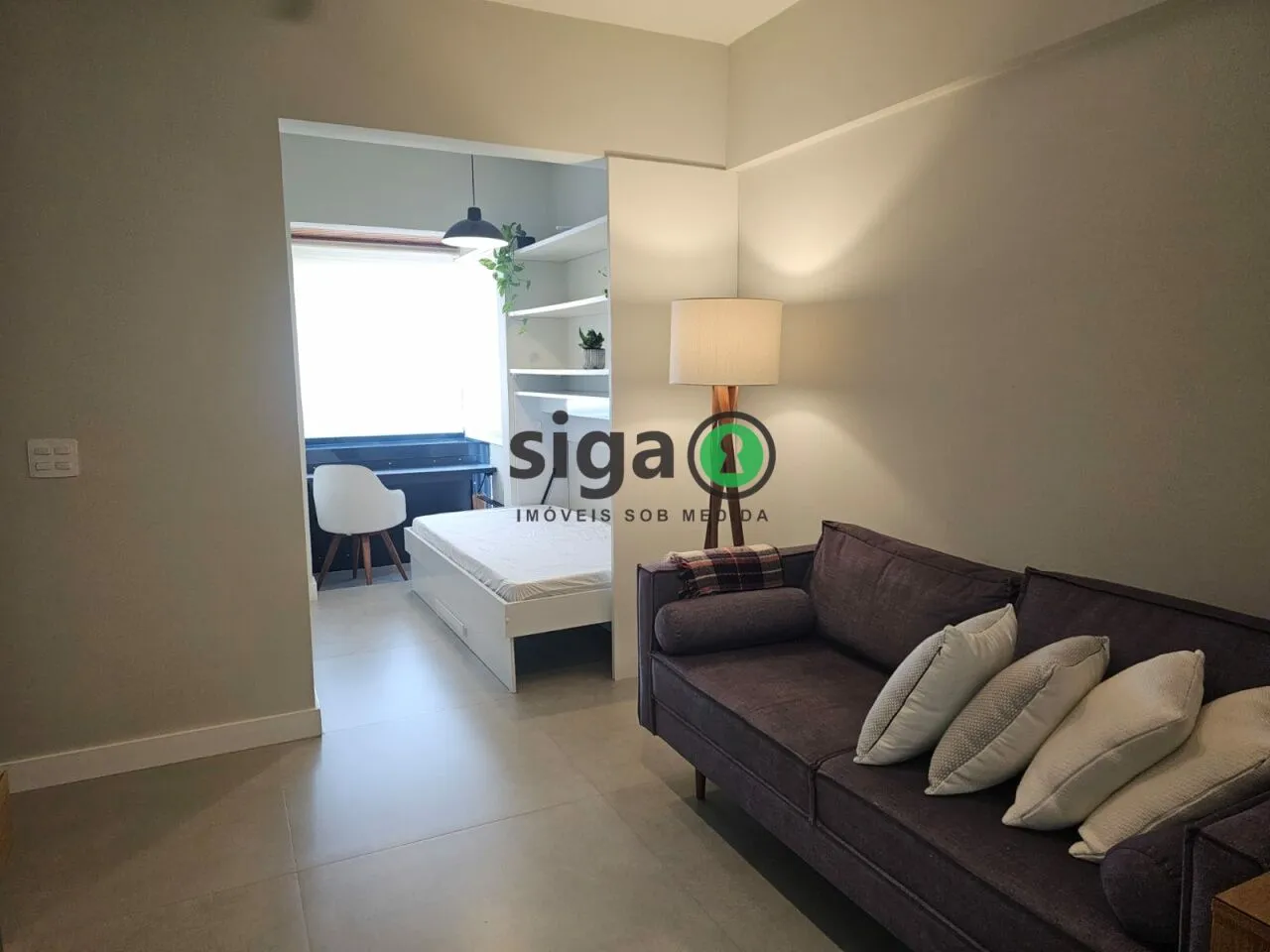 Imagem Locação Apartamento 1 Quarto Mobiliado no Jardim Paulista