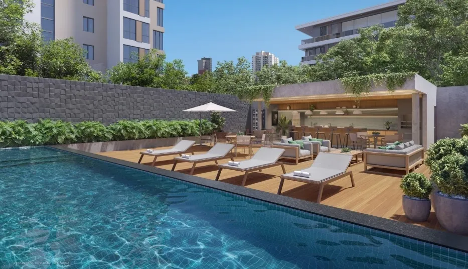 Imagem Apartamentos de 2 dormitórios e 1 suíte com 87 a 104m² privativos com lazer no térro e no roofto...