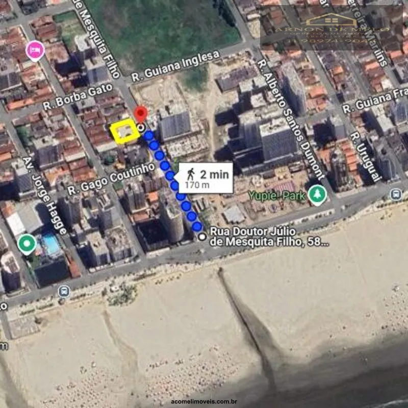 Imagem Terrenos na Praia para venda em Praia Grande no bairro Aviação