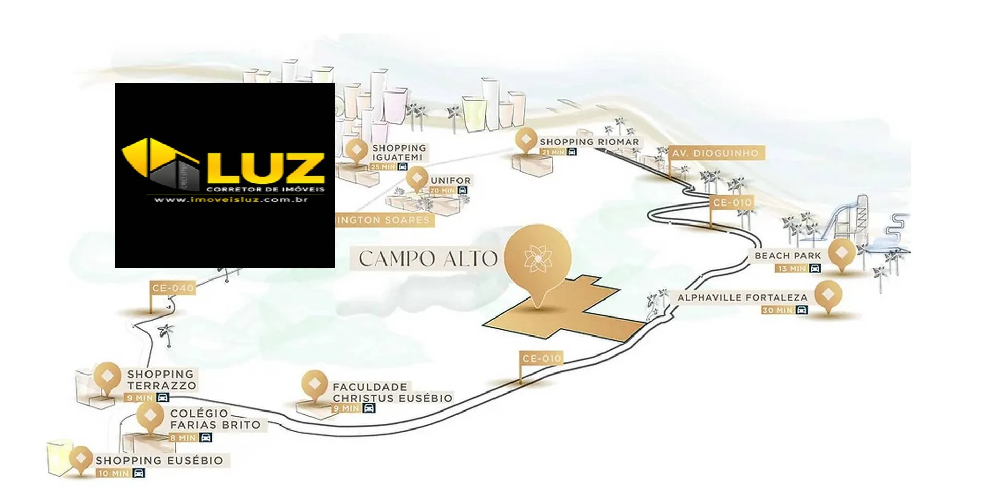 Imagem Campo Alto Eusébio - Um Lteamento de Alto Padrão na CE 010