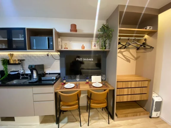 Imagem Apartamento para locação no bairro Paraíso em São Paulo-SP: 1 quarto, 1 sala, 1 banheiro, 21m² de área. Venha conferir!