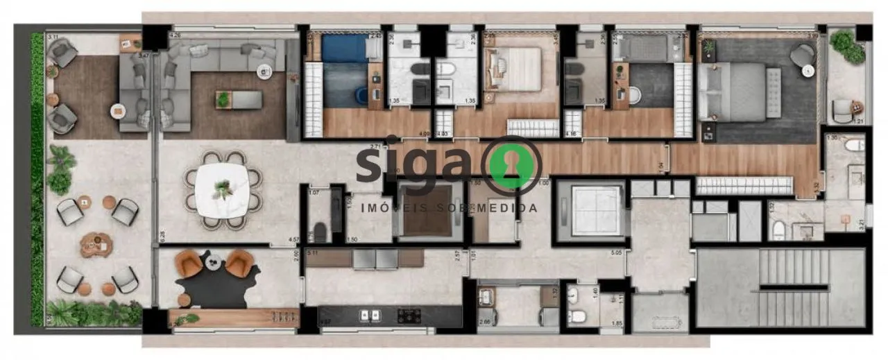 Imagem Apartamento para venda no Jardins, Sao Paulo - SP