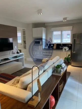 Imagem Apartamento à venda em São Paulo-SP, Itaim Bibi: 1 quarto, 1 sala, 1 banheiro, 1 vaga, 52m². Venha conferir!