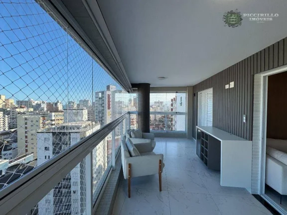 Imagem Apartamento com 3 dormitórios à venda, 148 m² por R$ 1.790.000,00 - Vila Guilhermina - Praia Grande/SP