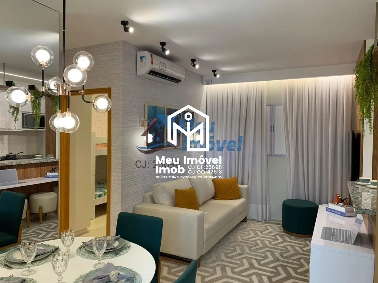 Imagem POP HOUSE 2 QUARTOS 1 SUÍTE 1 VAGA 54m² Varanda Ac FGTS