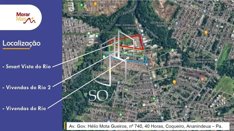 Imagem Smart Vista do Rio: Financiamento Caixa com entrada reduzida no 40 Horas