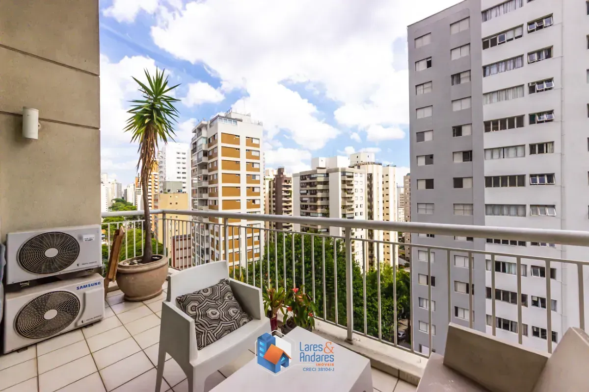 Imagem Duplex para venda e locação em Vila Nova Conceição com 1 quarto, sendo 1 suíte, 74m²