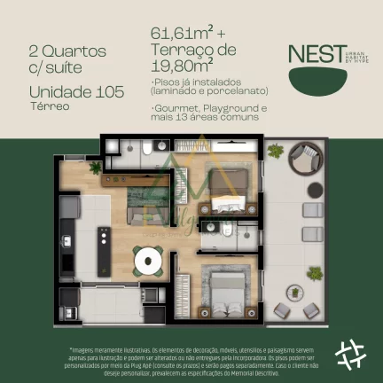 Imagem Apartamento à venda Bacacheri Curitiba PR