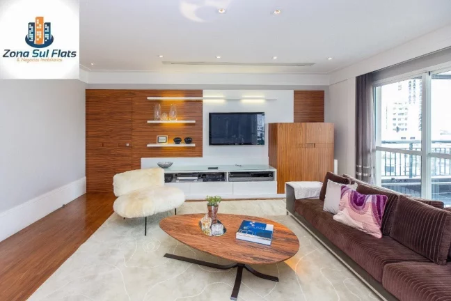 Imagem Apartamento Alto Padrão à Venda Em Moema Com 4 Suítes e 5 Vagas