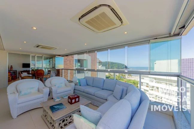 Imagem Apartamento Cobertura Penthouse pé na areia, 9 suites, 9 vagas cobertas, 696m², Riviera de São Lourenço em Bertioga SP.