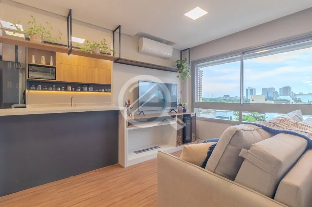 Imagem Lindo apartamento de dois Dormitórios, todo decorado por arquiteta renomada. O banheiro da Suíte f...