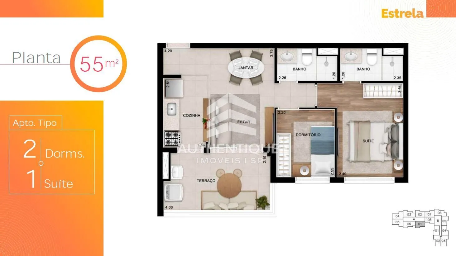 Imagem UNIVERSO TATUAPE - ESTRELA - Apartamento no bairro Tatuapé à venda