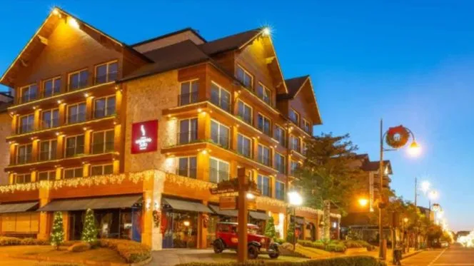 Foto do imóvel Apartamento à venda em Gramado, Centro, com 1 quarto, 23.1m2