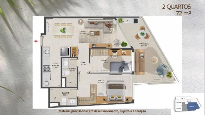 Imagem Euzébio Flamengo Contemporâneo: Studios e Apartamentos de 1 e 2 Quartos no Flamengo | Zona Sul Lançamentos
