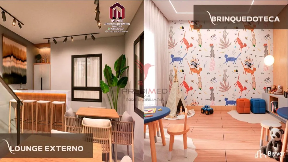 Imagem Apartamentos 1 Quarto , 33m2 e 2 Dorm 58m2 no Bivver Residence Em Piçarras SC BRASIL