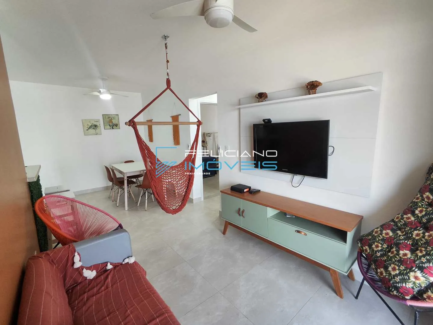 Imagem Apartamento com 2 quartos, Balneário Maracanã, Praia Grande - R$ 650 mil, Cod: 6250