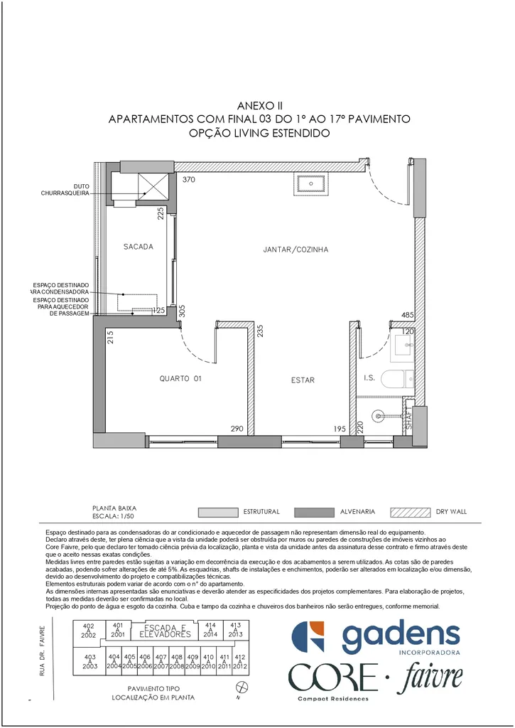 Imagem Imóvel à venda no Centro de Curitiba-PR: Apartamento moderno com 1 quarto, 1 banheiro e 23,82m² de área.