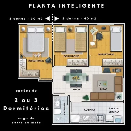 Imagem Apartamento para Venda em Mogi das Cruzes / SP no bairro Vila Nova Aparecida