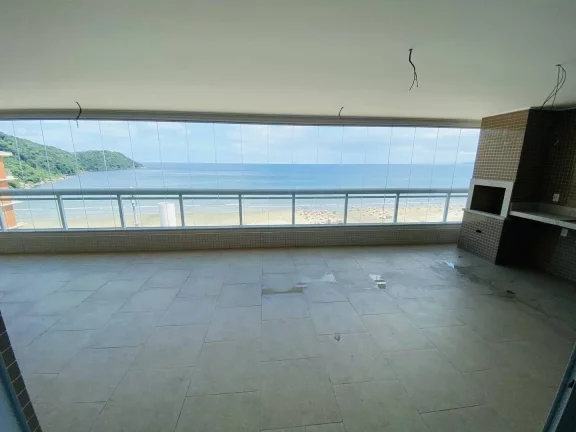 Imagem Apartamento no canto do Forte 4 dormitórios vista mar