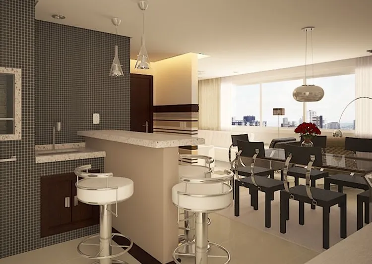 Imagem Apartamento de 3 dormitórios, 3 suítes, e 4 vagas, no bairro Jardim Lindoia