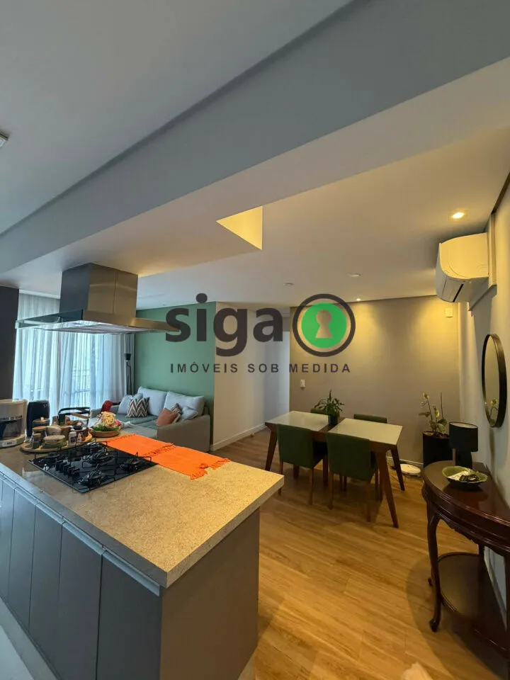 Imagem Apartamento 96m² com 2 quartos, 1 suíte, 2 vagas e varanda gourmet