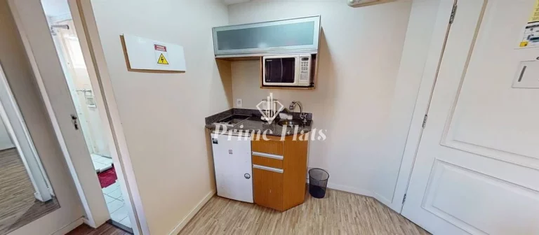 Imagem Flat disponível para venda no The World Executive Flat na Vila Olímpia, com 30m², 1 dormitório e 1 vaga de garagem