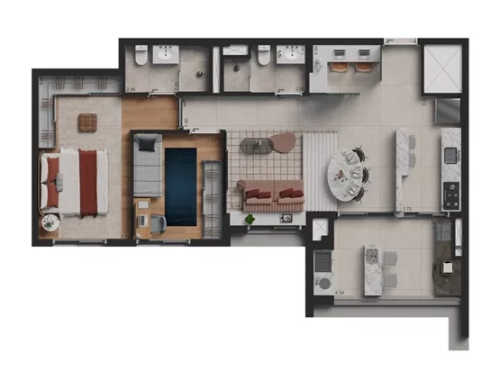 Imagem ABOUT VILA MARIANA - SETIN - Apto de 72m², completo em infraestrutura e com ótima mobilidade!