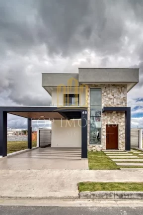 Foto do imóvel Sua nova vida de alto padrão no Vereda dos Campos! Imagine morar em uma casa impressionante, com arquitetura moderna, acabamentos sofisticados e espaços planejados para oferecer o máximo de conforto, lazer e praticidade. em Estrada Municipal Fazenda Ronda
