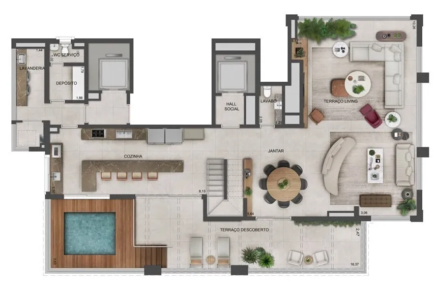 Imagem Apartamentos com 3 quartos a venda em Jardim Paulista São Paulo SP, apartment in São Paulo Brazil, apartamento com 3 suítes a venda em São Paulo SP