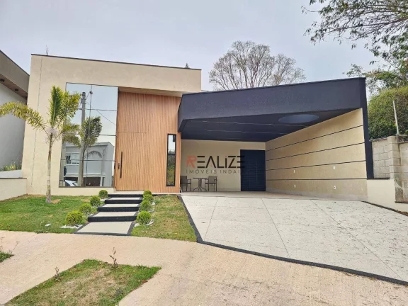 Casa térrea com 3 suítes à venda, 190 m² por R$ 1.790.000 - Condomínio Com Lago - Indaiatuba/SP