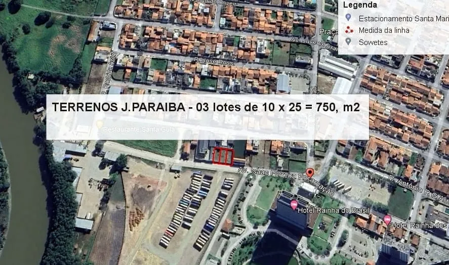 Imagem Terreno à venda 250M², Jardim Paraibá, Aparecida - SP
