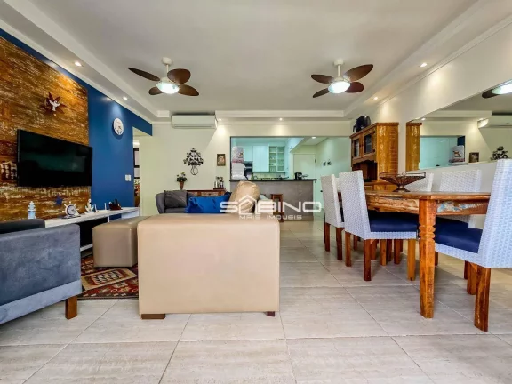 Imagem Apartamento para Locação, com 3 dormitórios 1 suíte, 104m² 2 Vagas - Riviera de São Lourenço - Bertioga S/P