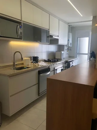 Imagem Excelente apartamento com 80 m², 3 quartos ( sendo 1 suíte ) e 2 vagas de garagem cobertas e paral...