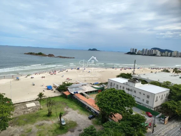 Imagem Apartamento de luxo à venda ou locação em Guarujá-SP, Pitangueiras: 4 quartos, 1 suíte, 2 salas, 3 banheiros, 1 vaga, 160m².