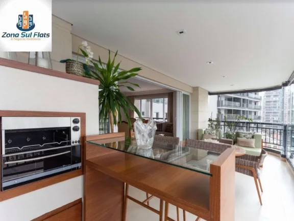 Imagem Apartamento Alto padrão à Venda No Itaim Bibi Com 4 Suítes e 5 vagas - 1 Por Andar