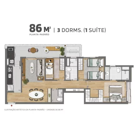 Imagem APARTAMENTO RESIDENCIAL em São Paulo - SP, Jardim das Acácias