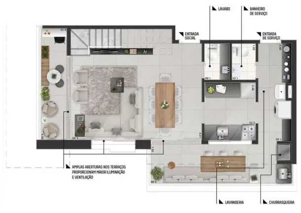 Imagem Apartamento com 2 Quartos à Venda, 52 m² em Indianópolis - São Paulo