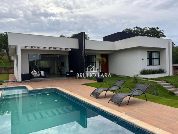 Imagem Casa com 3 dormitórios à venda, 255 m² por R$ 1.350.000,00 - Condomínio Serra Verde - Igarapé/MG
