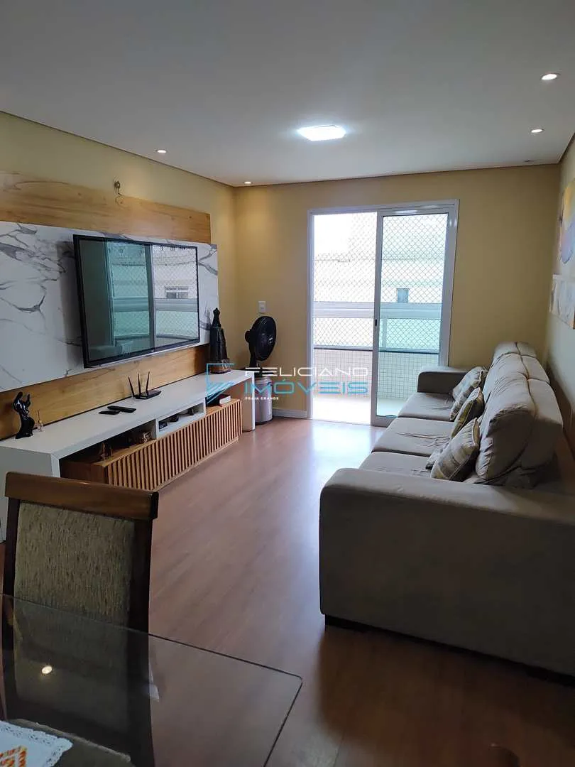 Imagem Apartamento com 2 quartos, Caiçara, Praia Grande - R$ 488 mil, Cod: 6302