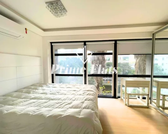 Imagem Flat disponível para locação no Condomínio Edifício Urbano Duplex na Vila Nova Conceição, com 45m², 1 dormitório e 1 vaga de garagem