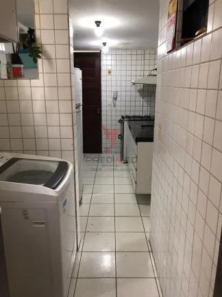 Imagem Apartamento em Manaíra . Com varanda e vista parcial do mar. Dependência